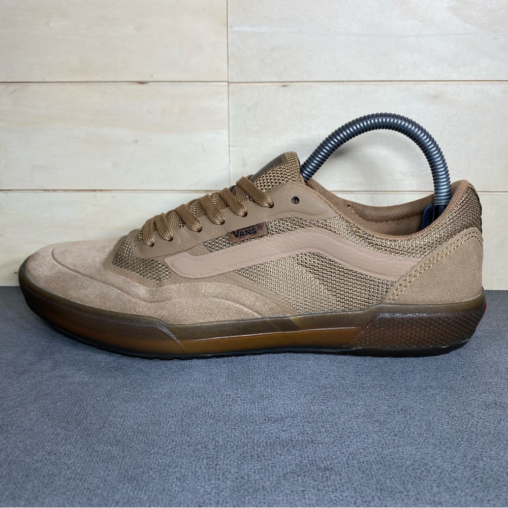 Vans Ave Tobacco Gum Men's Size 7 Skate Shoes Brown Suede Sneakers 721356 - Picture 4 of 11